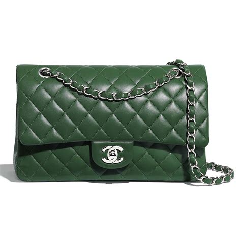 green chanel tote bag|chanel handbag green.